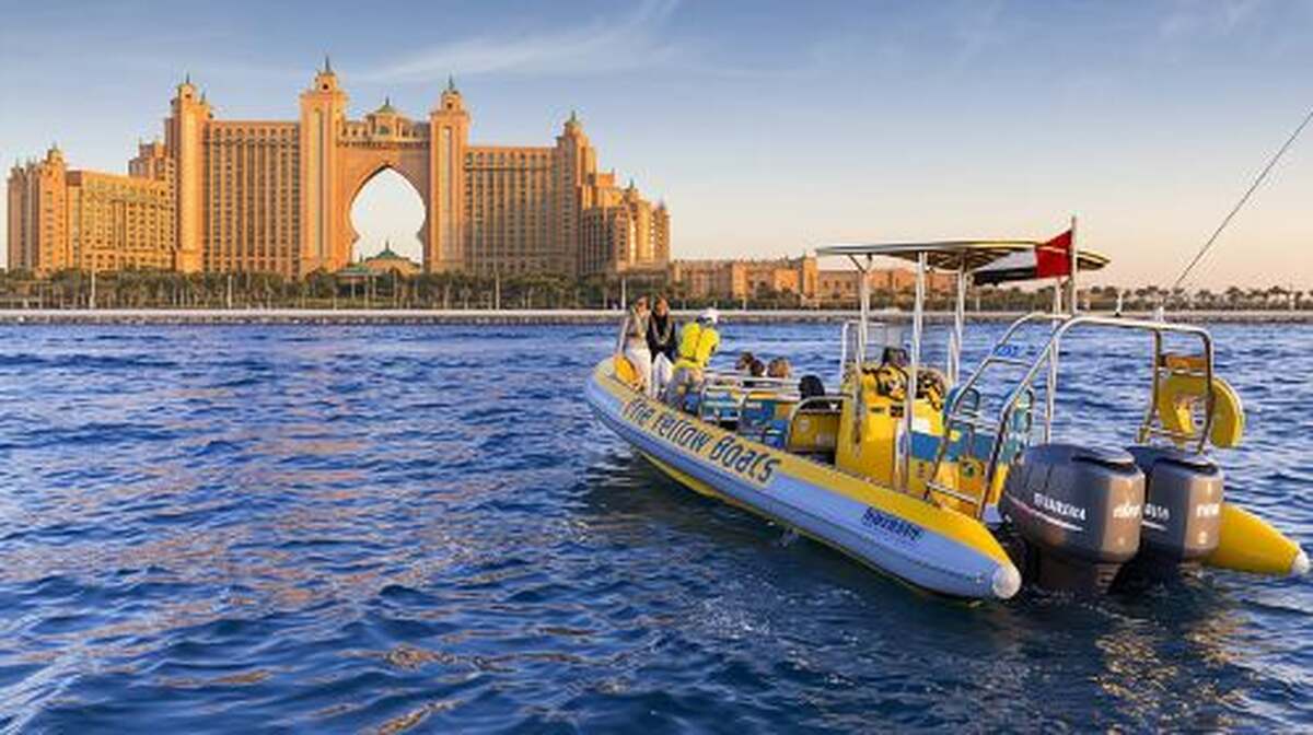75-minute Dubai boat tour of Atlantis, Dubai Marina, Palm Jumeirah - Main Image
