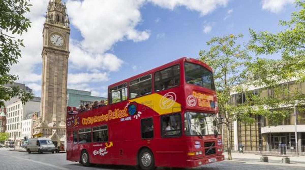 Belfast hop-on hop-off open-top double-decker sightseeing bus tour - Main Image