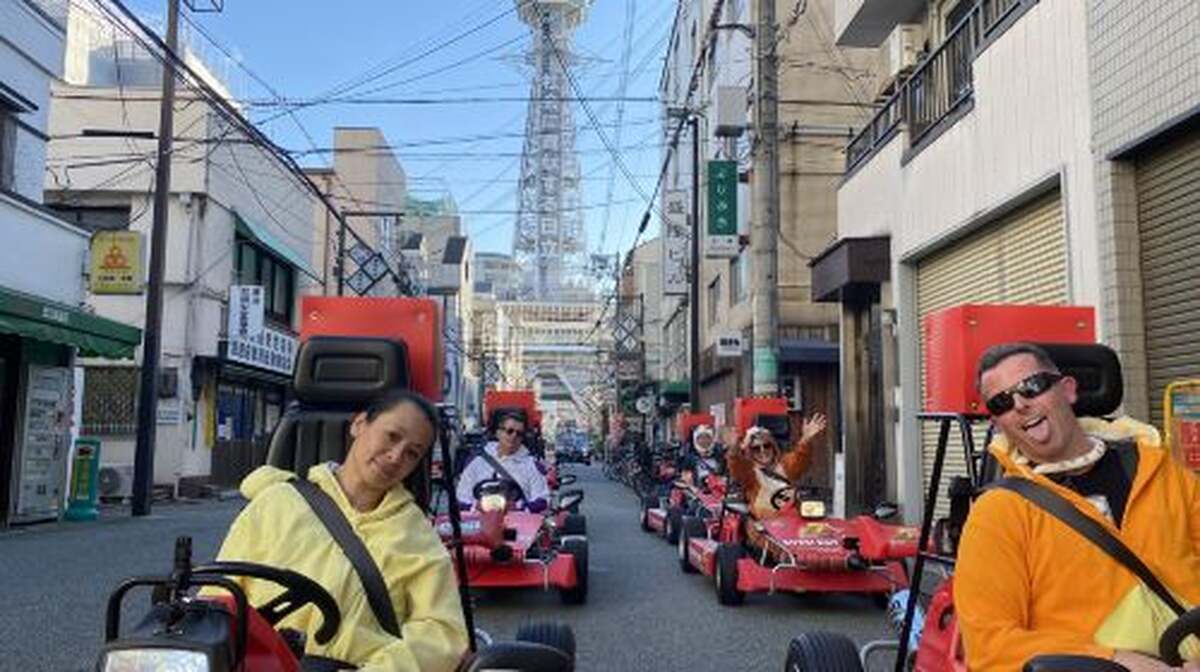 Street Kart | Osaka Street Go-Kart Experience | Passing Popular Attractions like Dotonbori and America Mura - Main Image