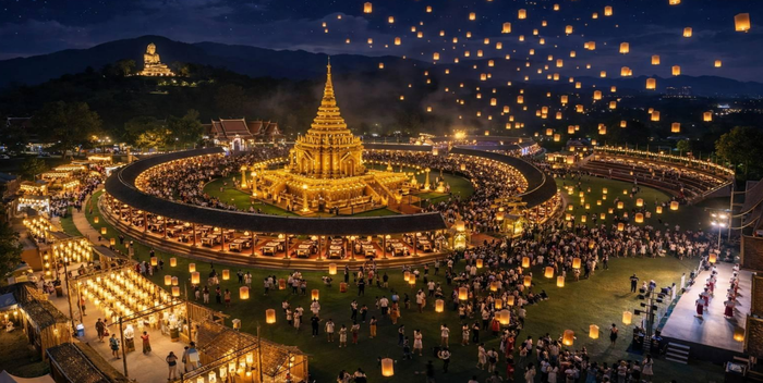 Lanna Lantern Festival (LLF) 2026 at Lanna Cultural Village - Main Image