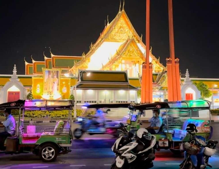 Join Tour Bangkok: Night Tuk Tuk Tour with Street Food & Guide (Meeting point at Exit 1 of MRT Sanam Chai station) - Main Image