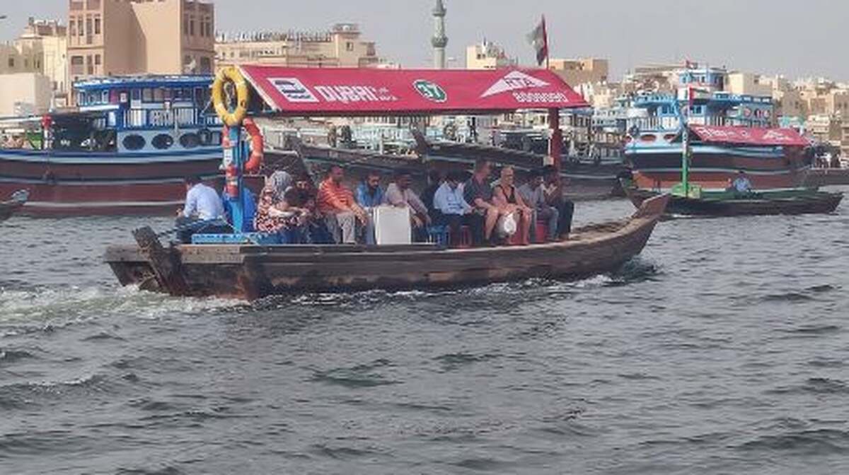 walking tour in old dubai, souks, abra boat, old town - Main Image