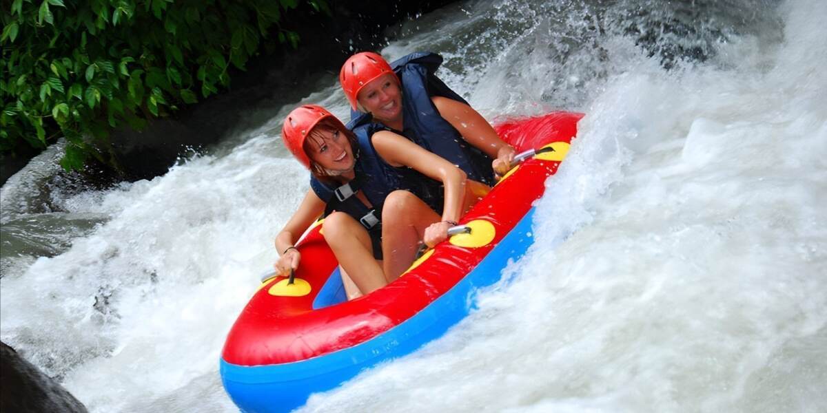 Ubud Tranquil Thrill of Pakerisan Lazy River Tubing in Bali - Main Image