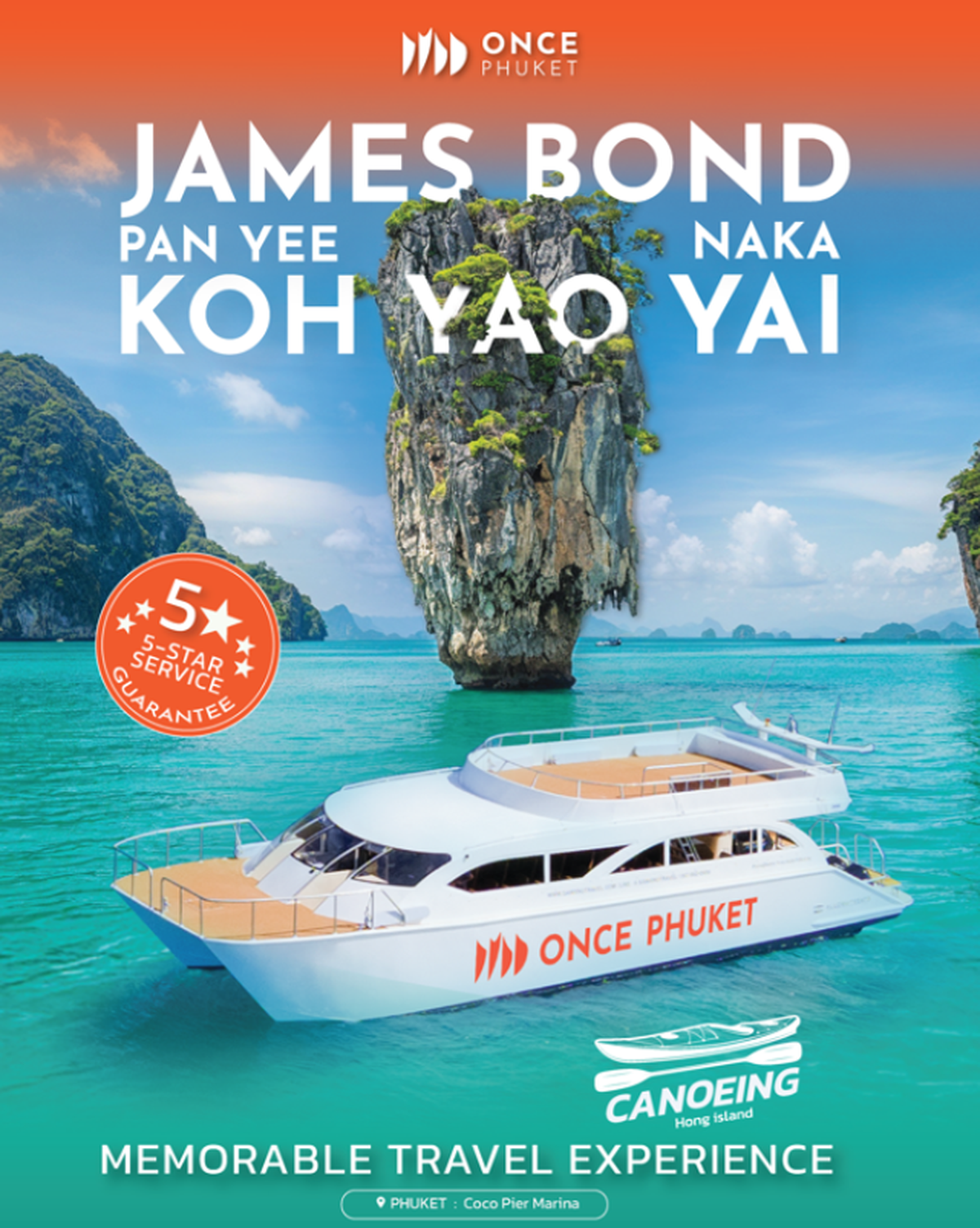 Phang Nga and James Bond Join Tour by Once Yachting Phuket - Main Image