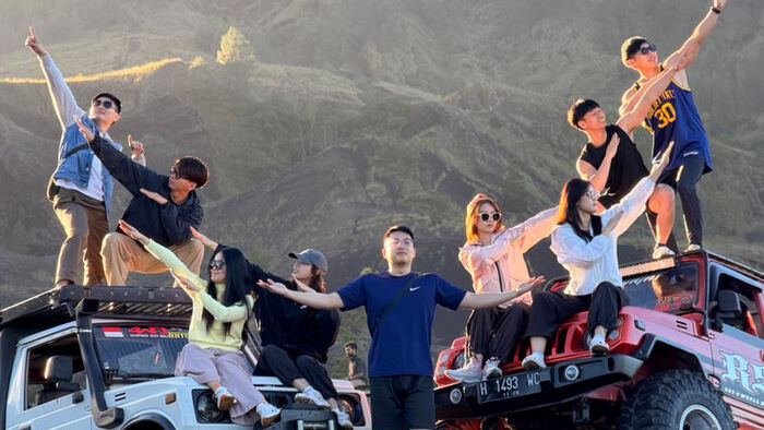 Volcanic Dust & Golden Skies: Mount Batur 4x4 Sunrise Jeep Adventure by Warung Jowet - Main Image