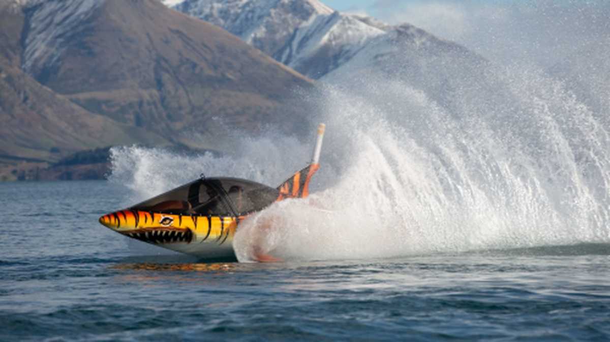 Queenstown Watersports: Hydro Attack Shark Speedboat, Thunder Jet Speedboat, Paragliding, and Jet Ski Self-Drive Experience Transport Passes - Main Image