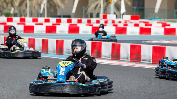 Immersive activity of driving your own kart at Yas Marina Abu Dhabi Circuit - Main Image