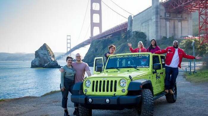 San Francisco Private Group Open Top Jeep Tour - 3 Hour Day Tours - Main Image