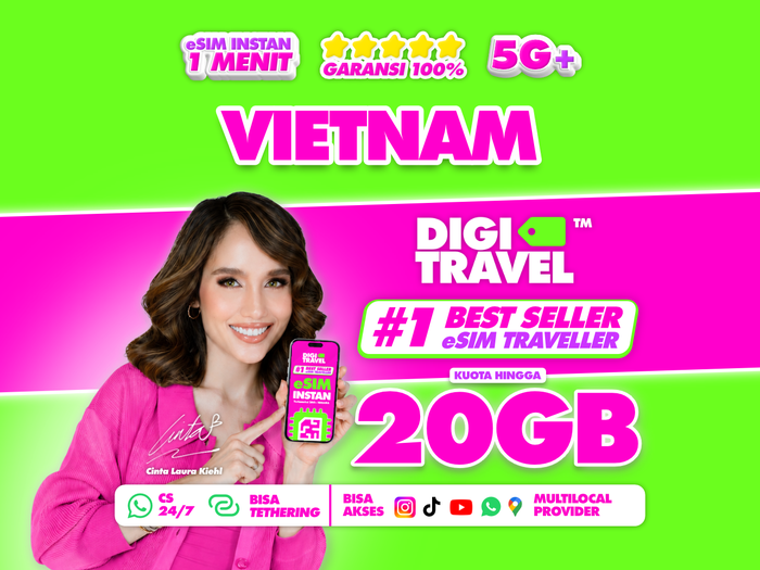 DIGITRAVEL eSIM Vietnam - Main Image