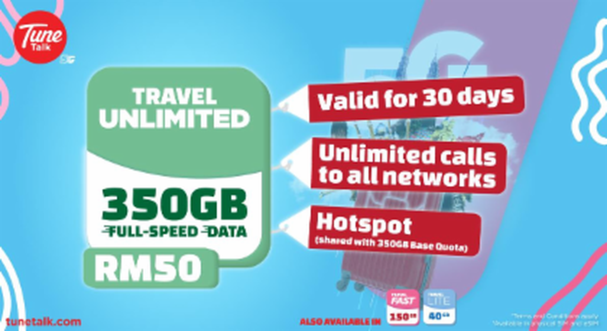 Tune Talk Traveller E-sim (For Non-Malaysian) - Main Image