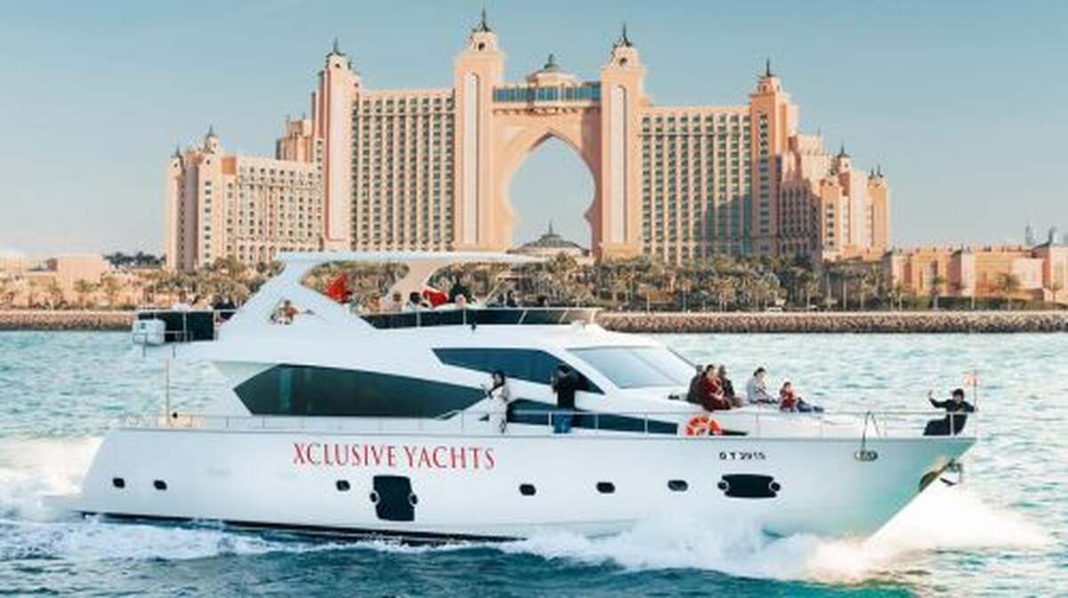 Dubai Marina: Luxury Yacht Tour with Breakfast or BBQ Option Day Tours - Main Image