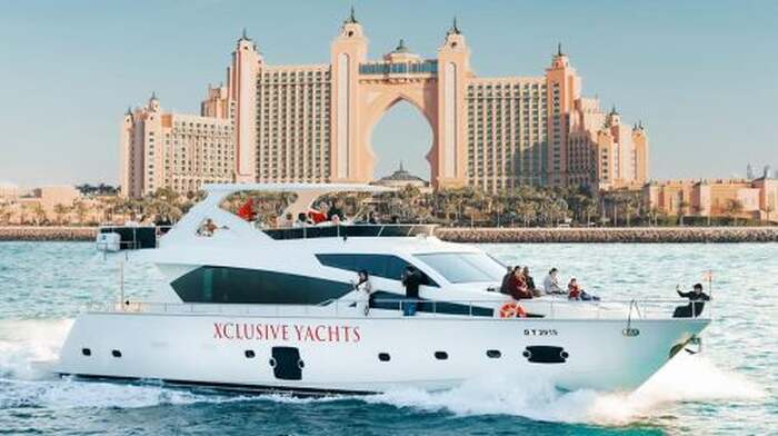 Dubai Marina: Luxury Yacht Tour with Breakfast or BBQ Option Day Tours - Main Image