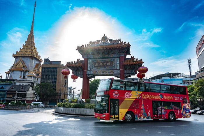 Bangkok Hop-On Hop-Off Bus Tour by Elephant Bus Tours