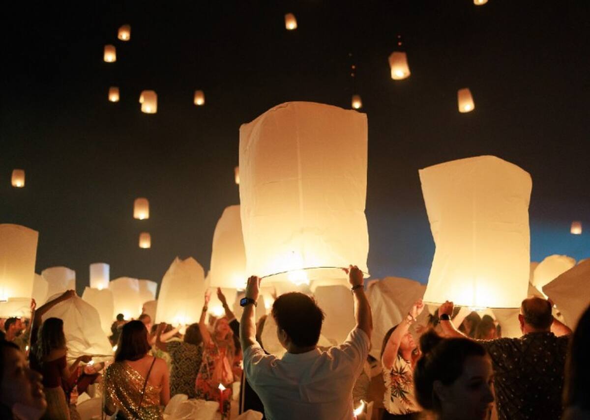 Chiang Mai Heritage Sky Lanterns Festival 2026 at Pang Fan Rock’n River, Doi Saket District, Chiang Mai. - Main Image